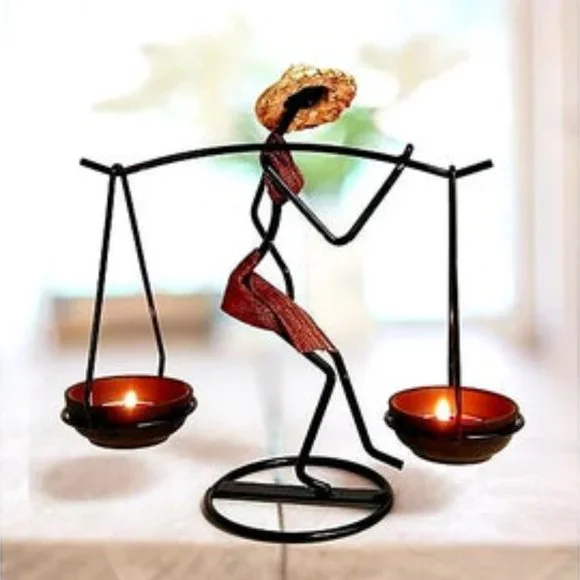 COPY - African Candle Holder | Metal Candlestick | Tribal Figurines | Art | Uji… - Picture 7 of 11